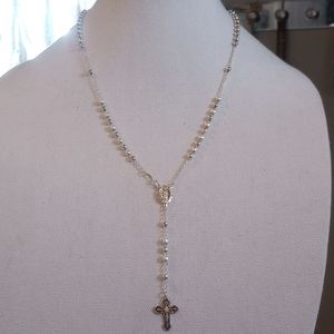 Silver Rosary